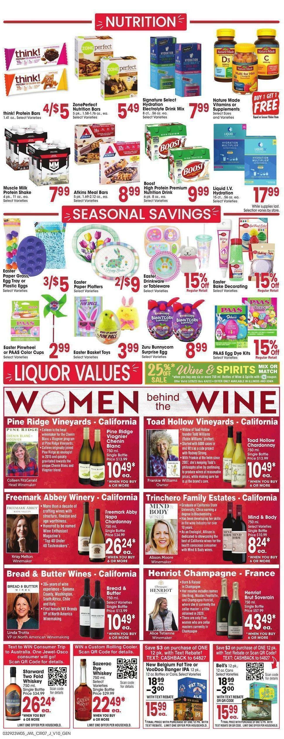 Jewel Osco Weekly Ad from March 29