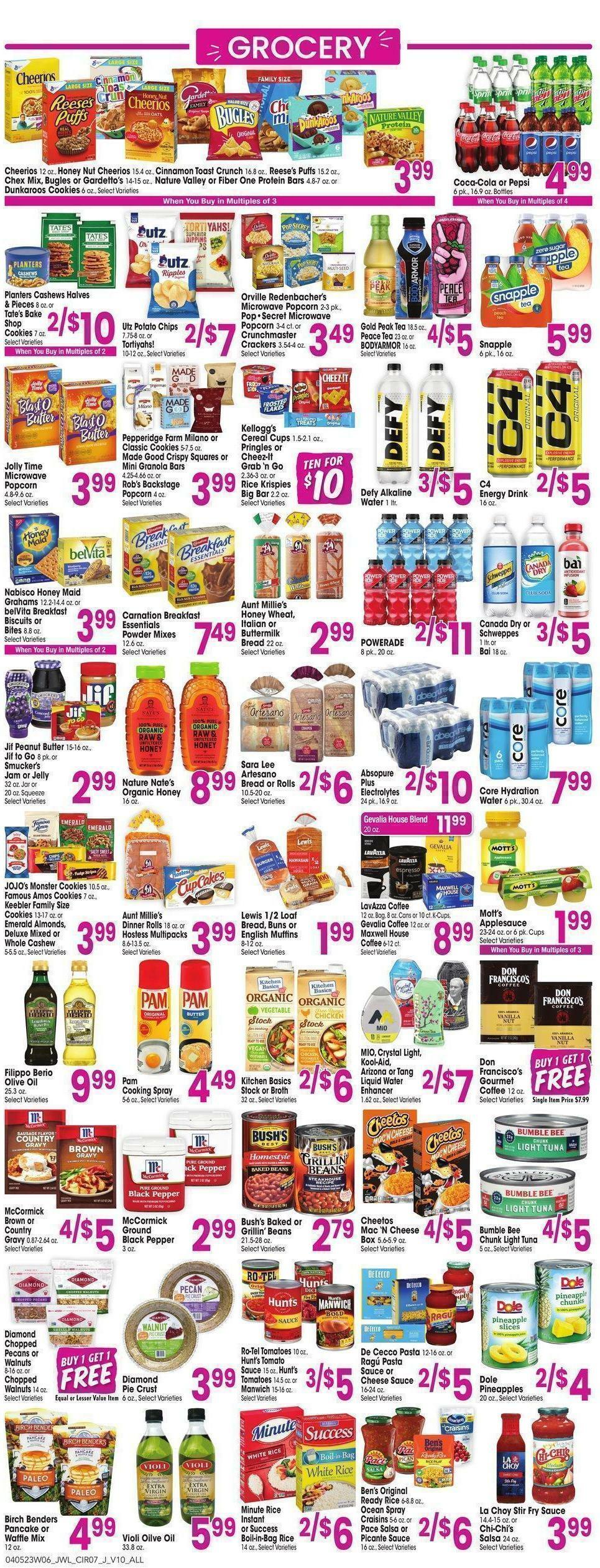 Jewel Osco Weekly Ad from April 5