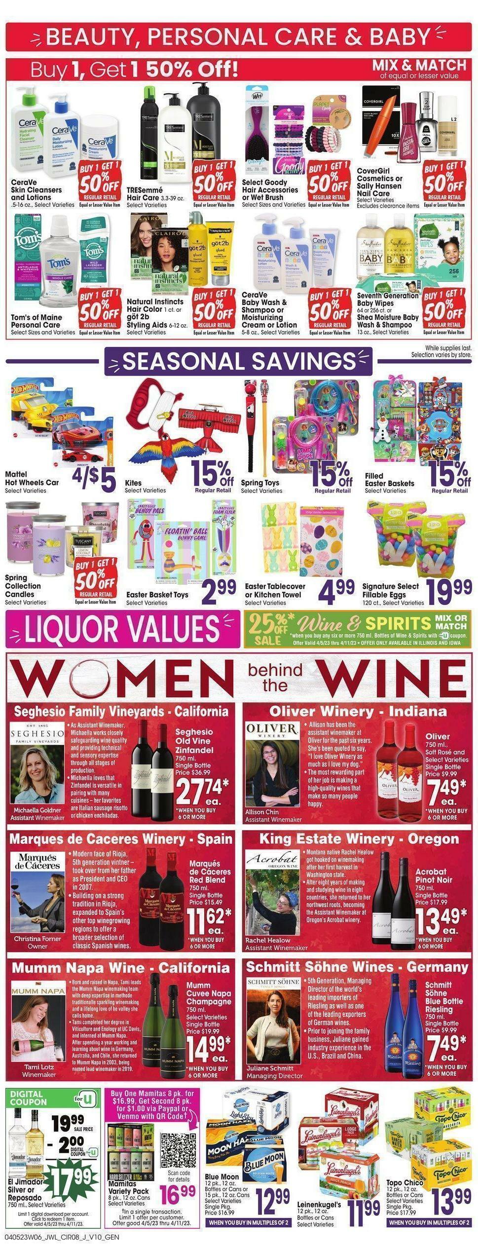 Jewel Osco Weekly Ad from April 5