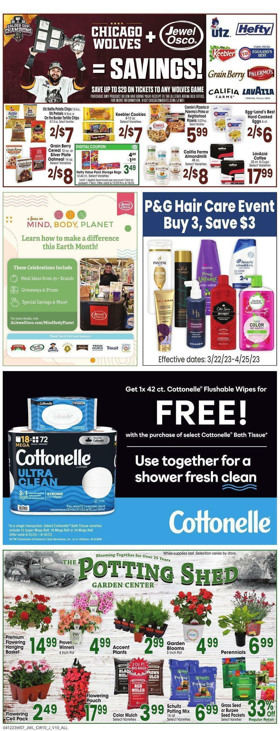 Jewel Osco Weekly Ad from April 12