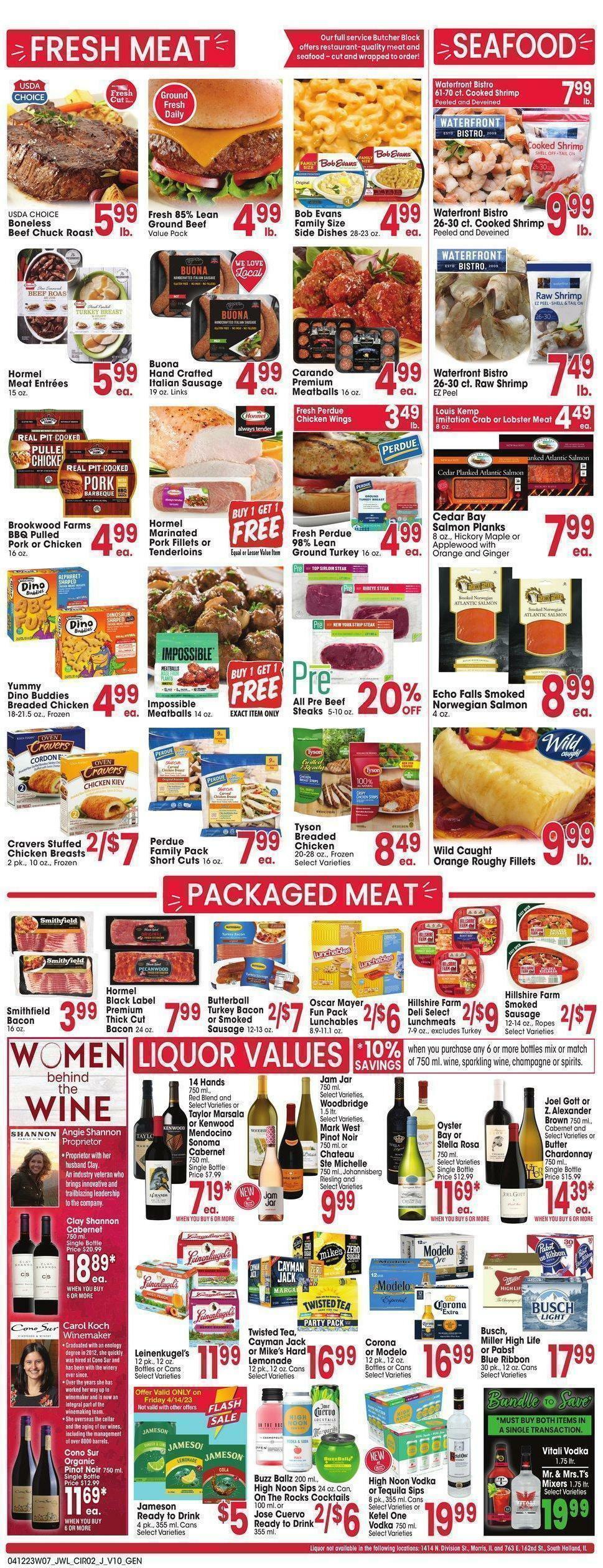 Jewel Osco Weekly Ad from April 12