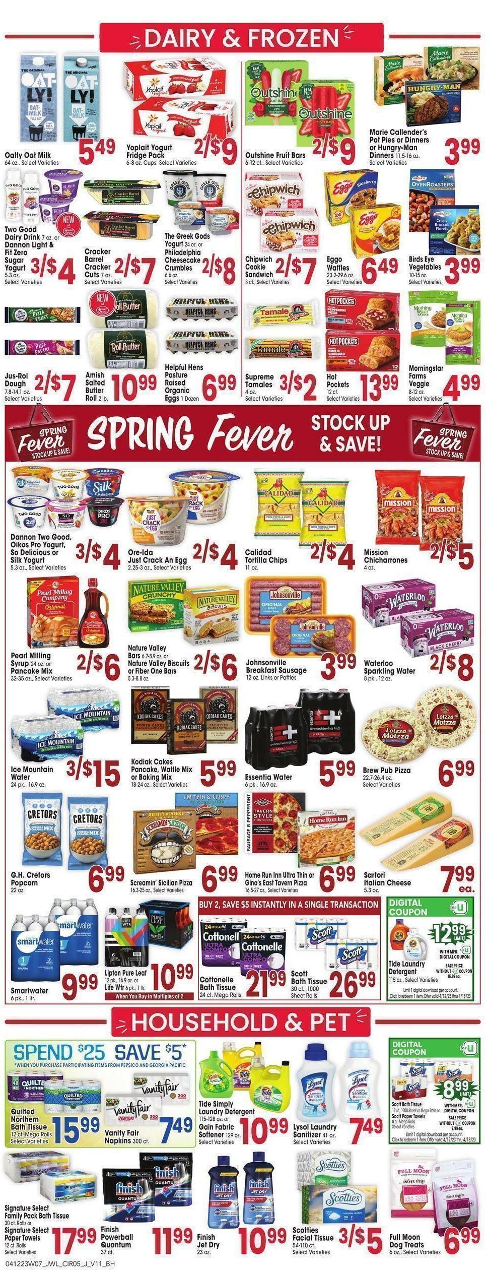 Jewel Osco Weekly Ad from April 12