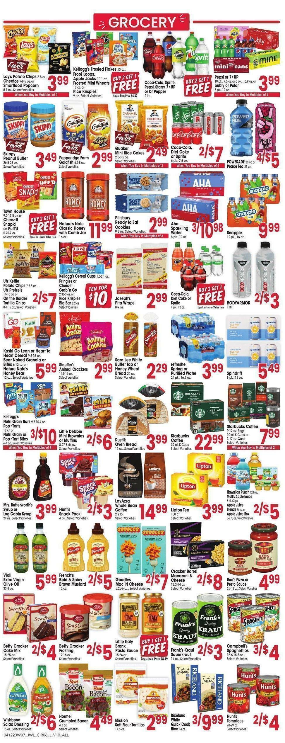Jewel Osco Weekly Ad from April 12