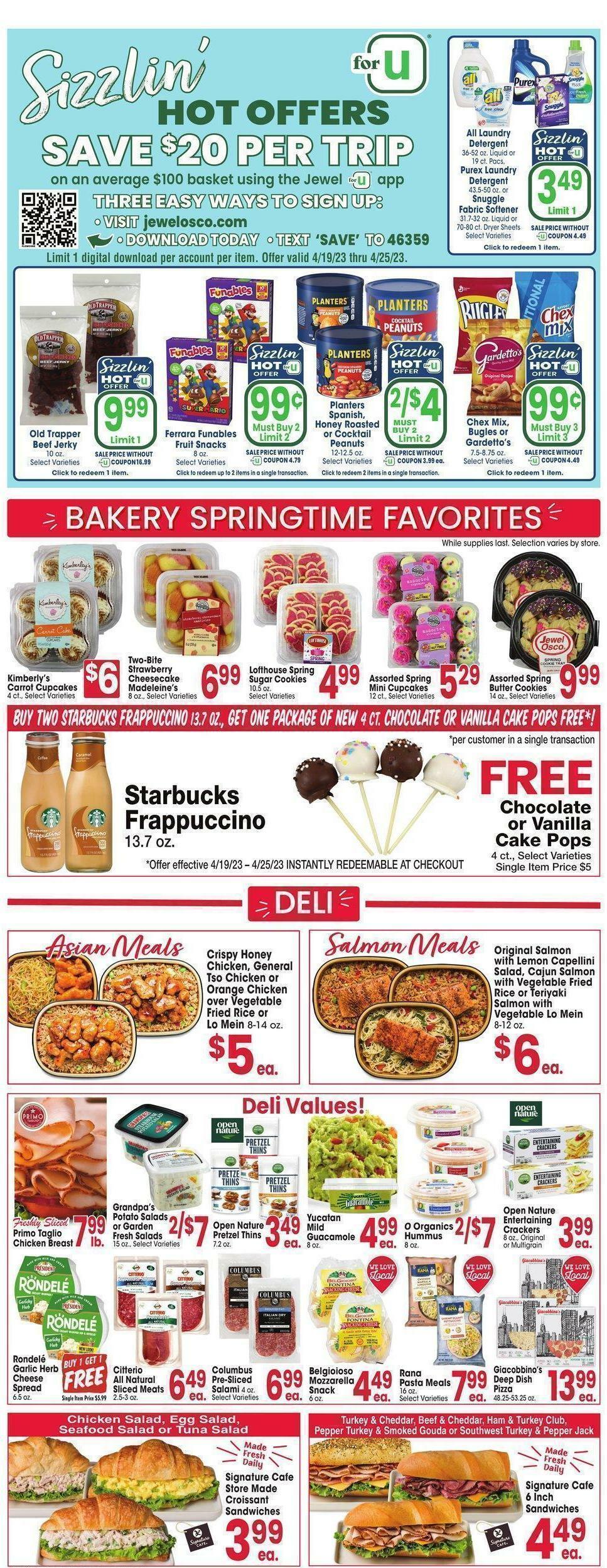 Jewel Osco Weekly Ad from April 19