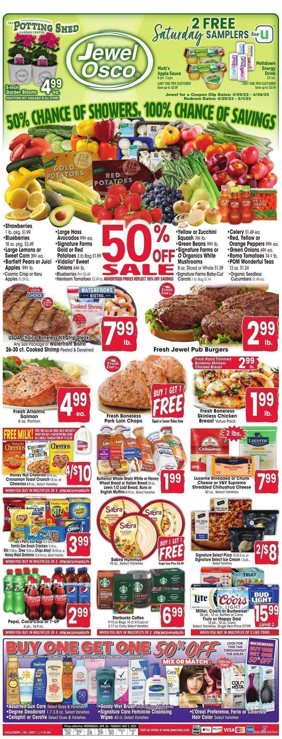 Jewel Osco Weekly Ad from April 26