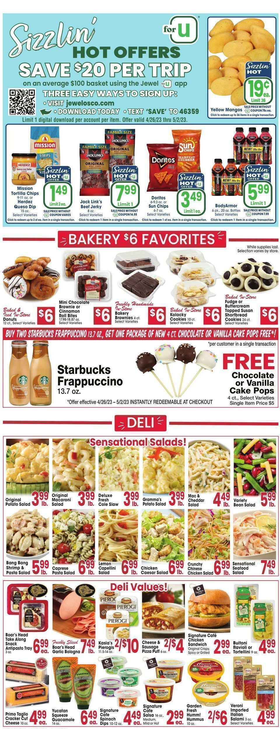 Jewel Osco Weekly Ad from April 26