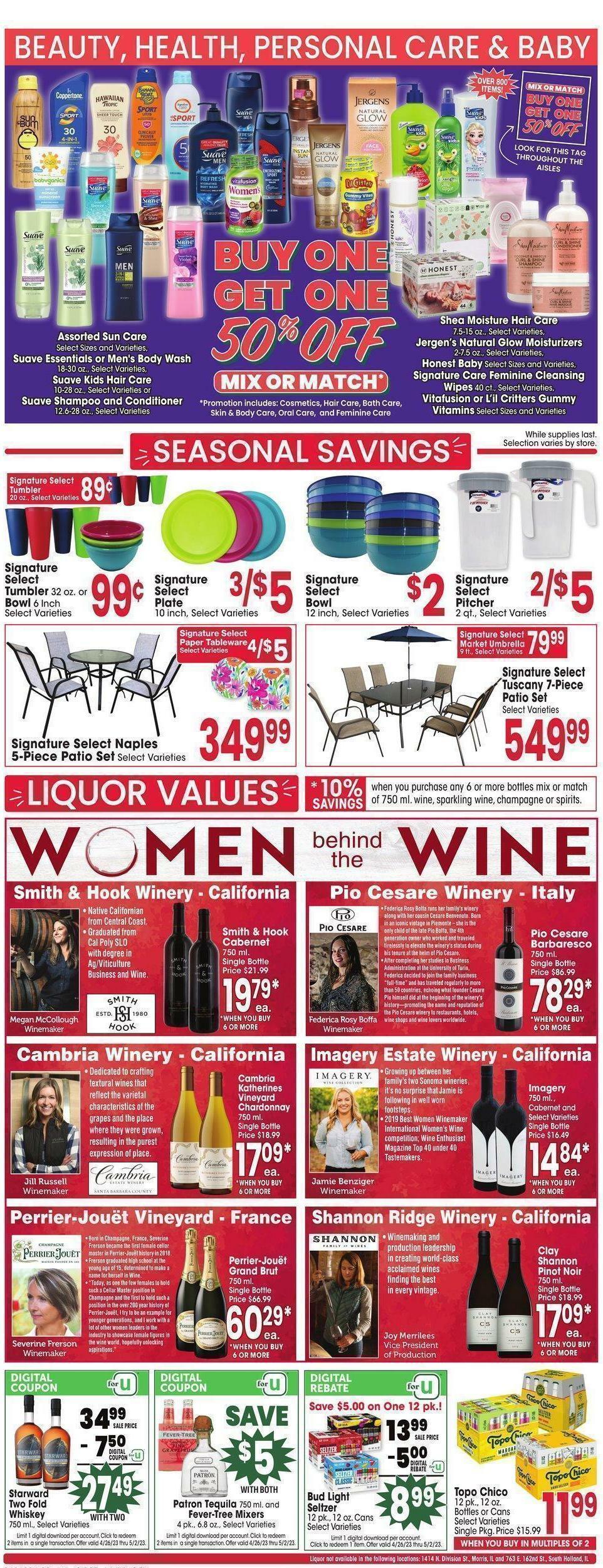 Jewel Osco Weekly Ad from April 26