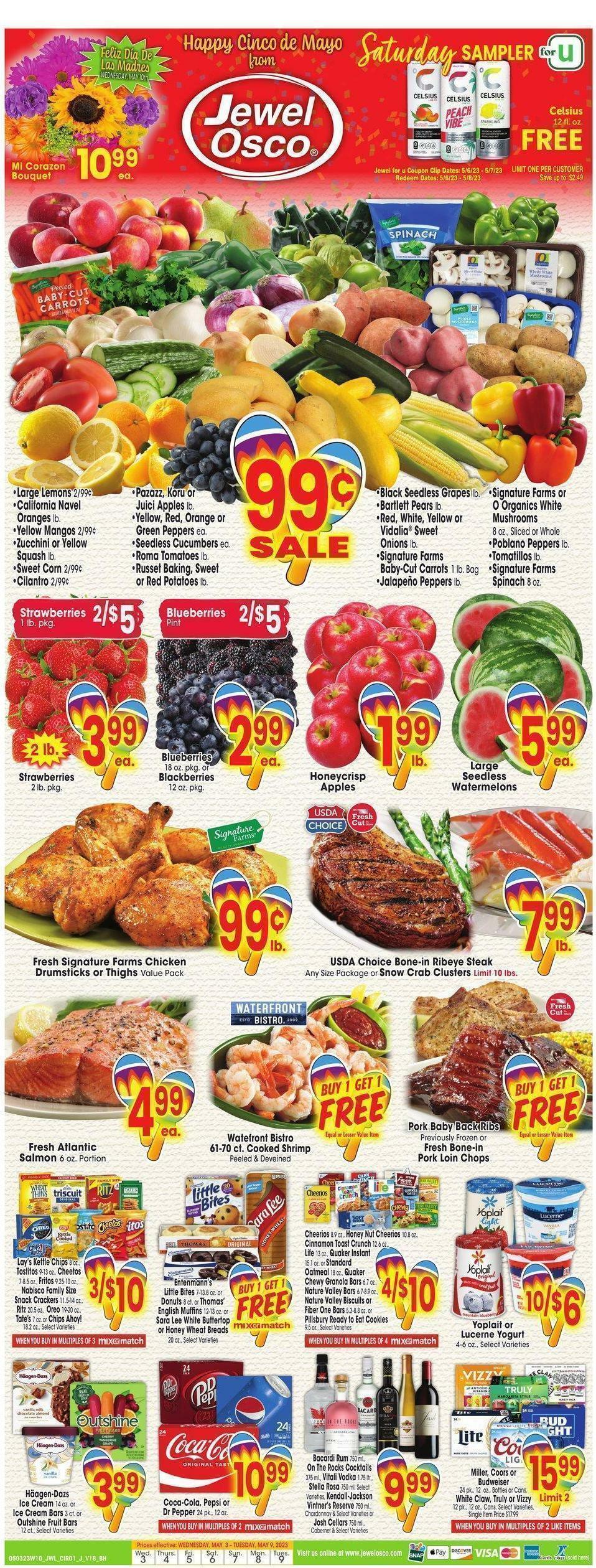 Jewel Osco Weekly Ad from May 3