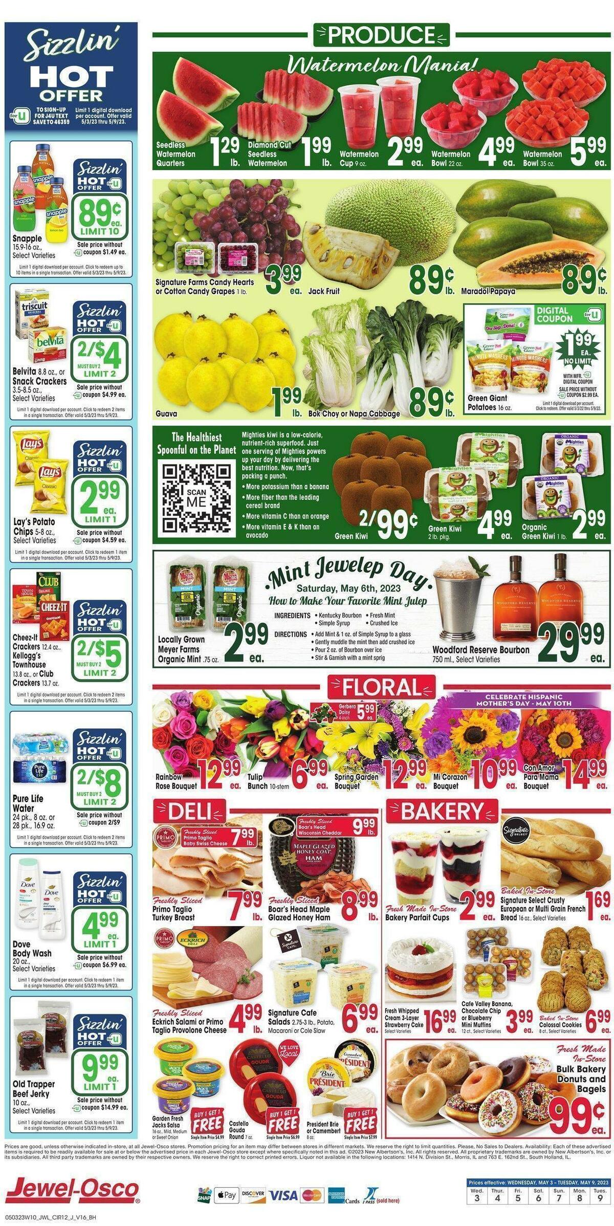 Jewel Osco Weekly Ad from May 3