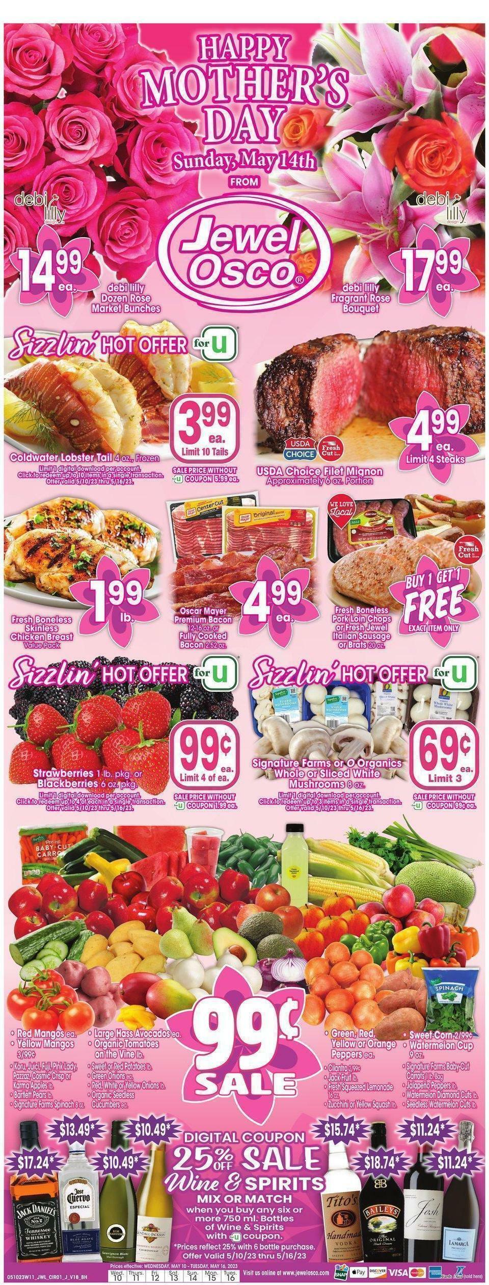 Jewel Osco Weekly Ad from May 10