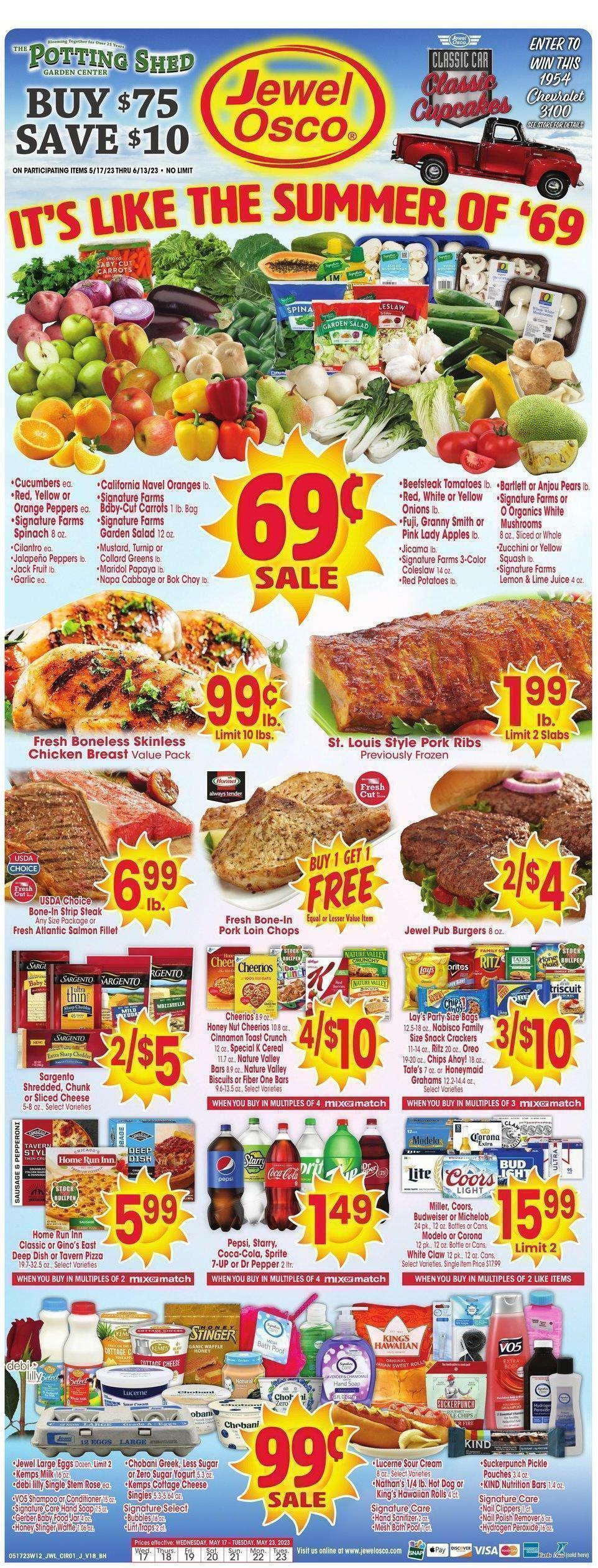 Jewel Osco Weekly Ad from May 17