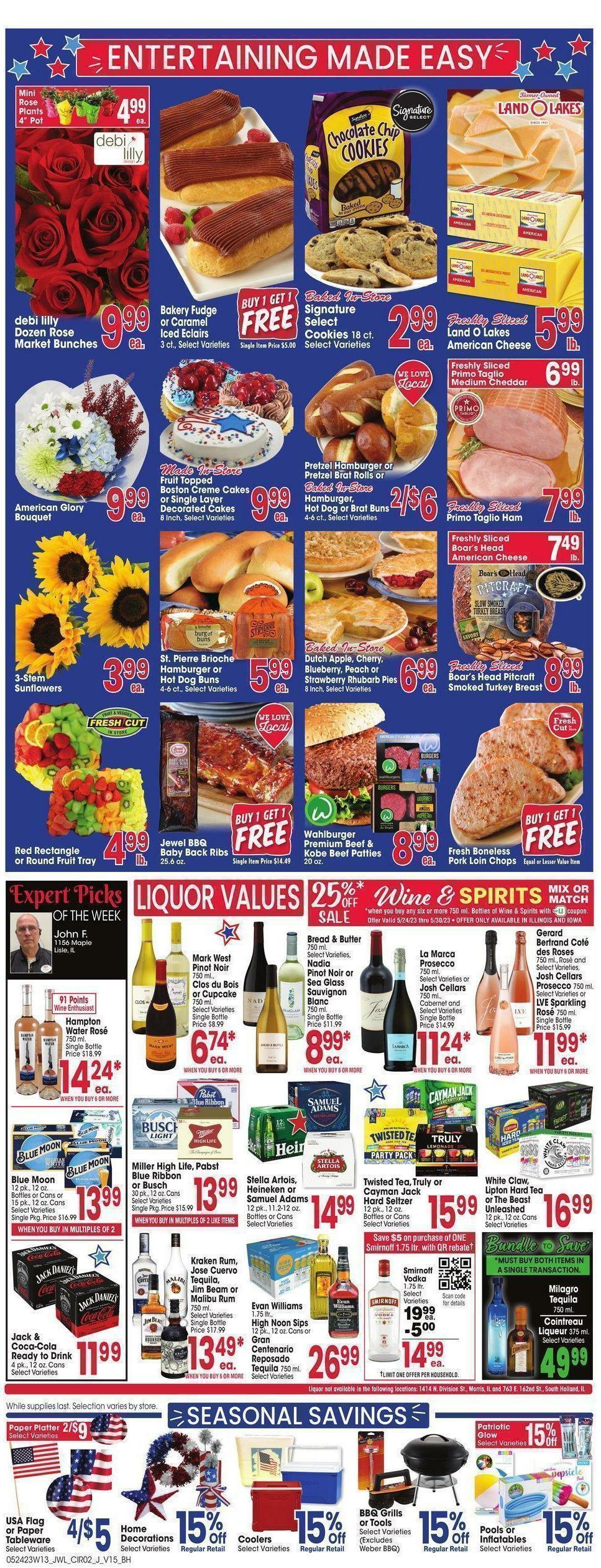 Jewel Osco Weekly Ad from May 24
