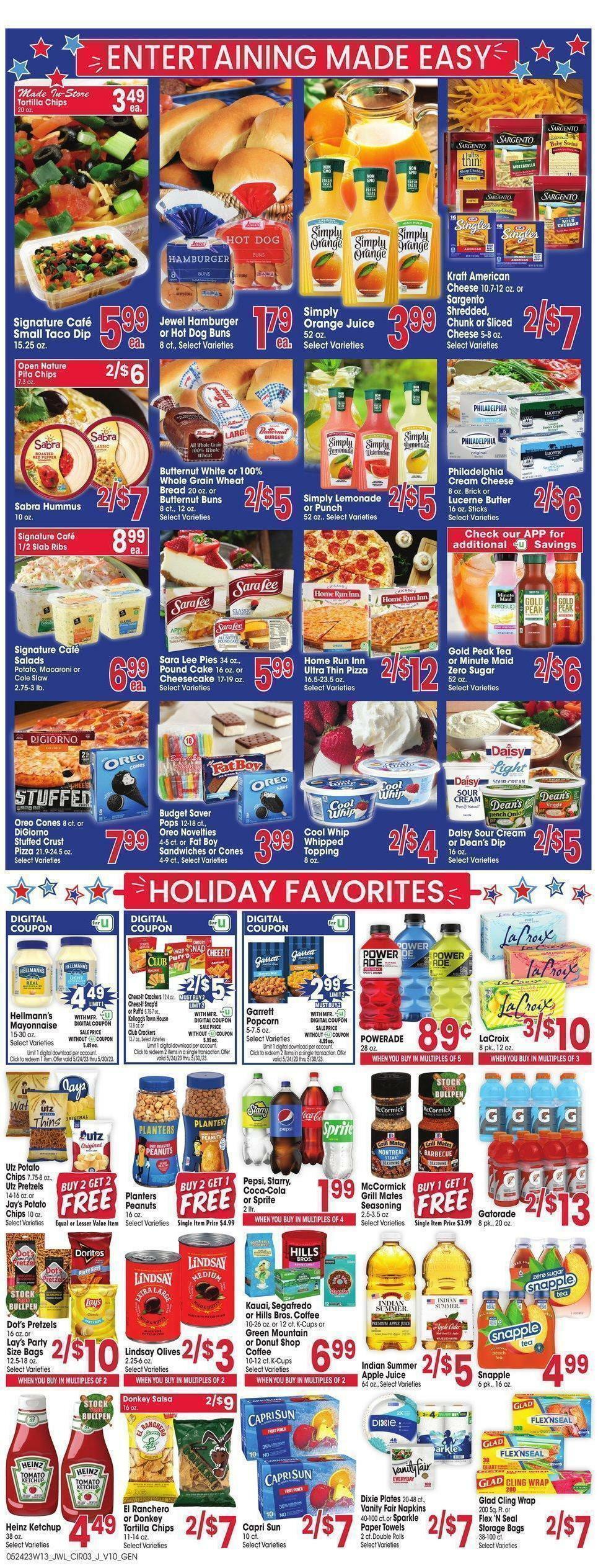 Jewel Osco Weekly Ad from May 24