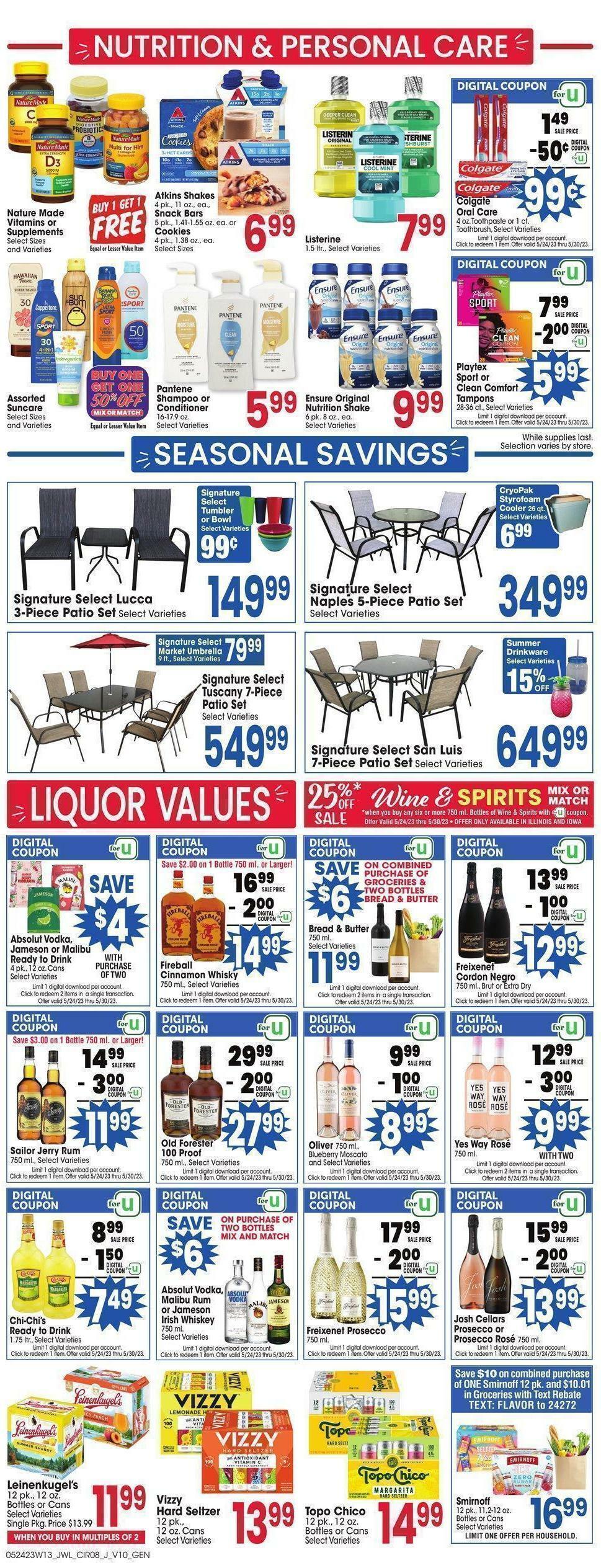 Jewel Osco Weekly Ad from May 24