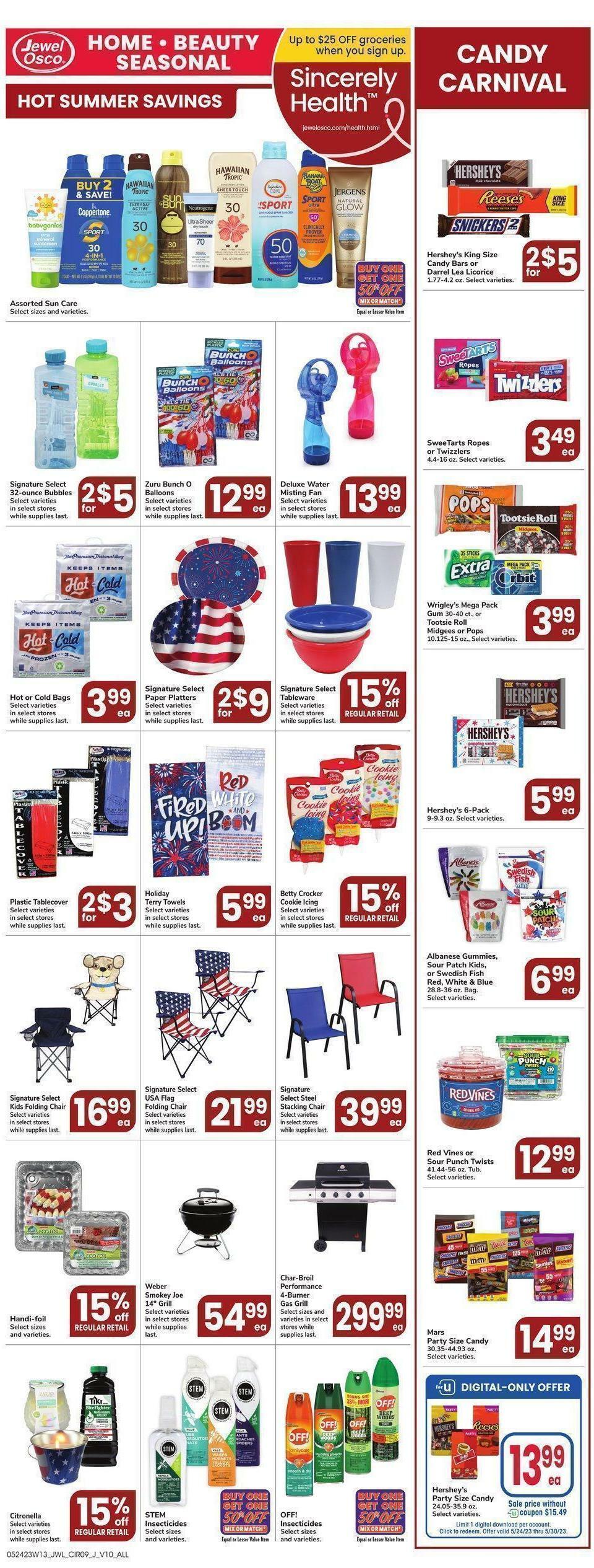 Jewel Osco Weekly Ad from May 24