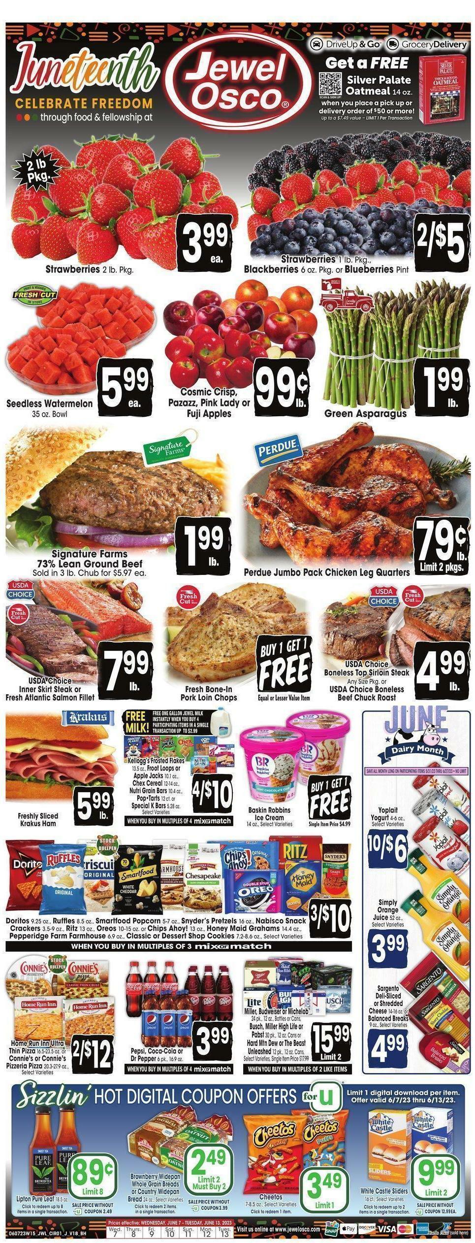 Jewel Osco Weekly Ad from June 7