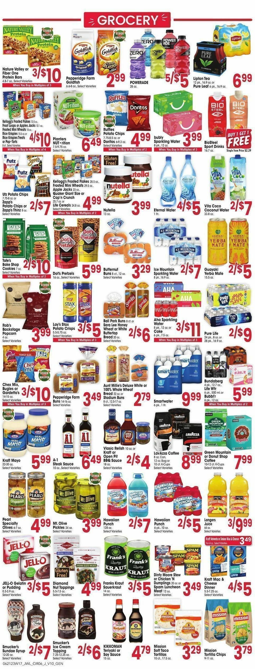 Jewel Osco Weekly Ad from June 21