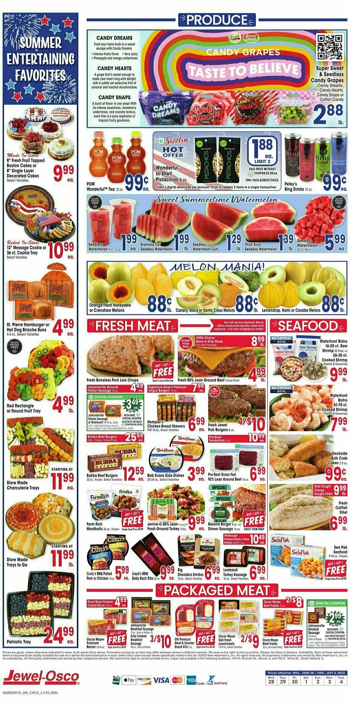 Jewel Osco Weekly Ad from June 28