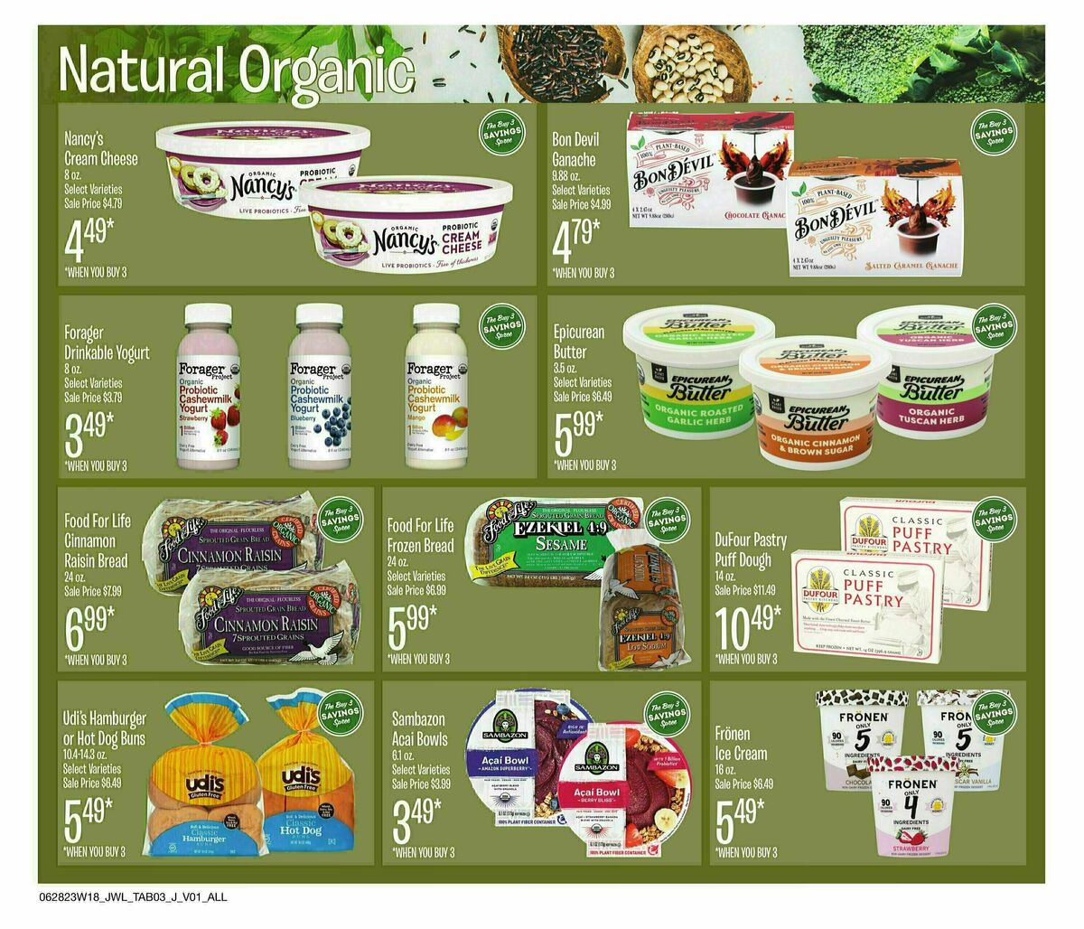 Jewel Osco Natural & Organics Weekly Ad from June 28