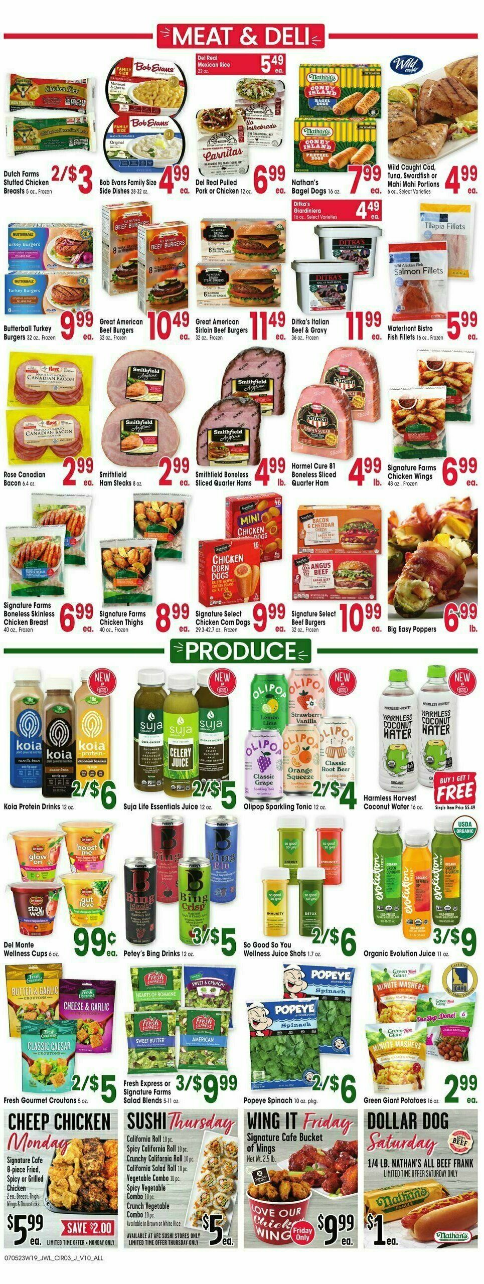Jewel Osco Weekly Ad from July 5