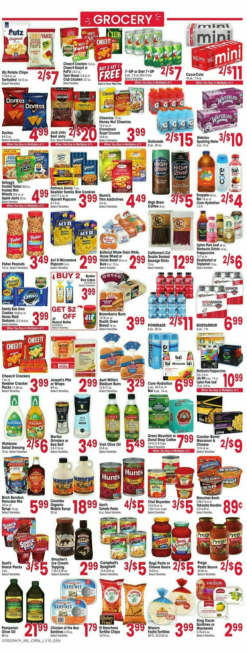Jewel Osco Weekly Ad from July 5
