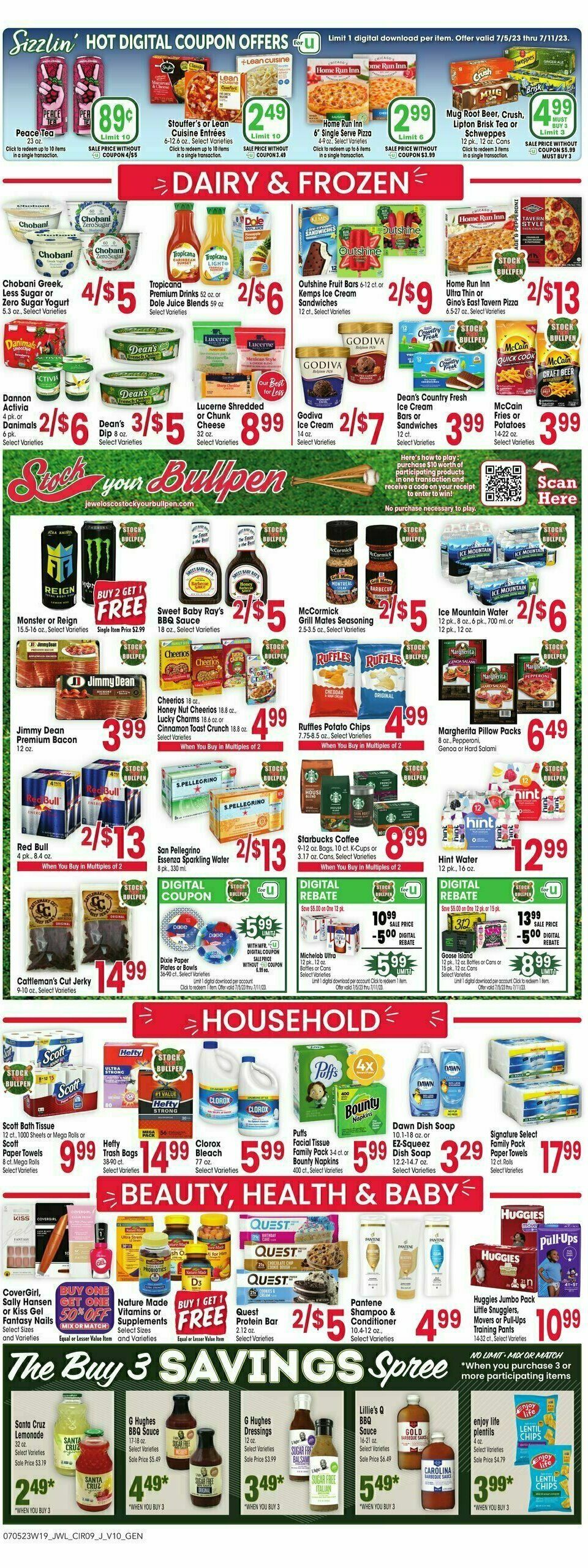 Jewel Osco Weekly Ad from July 5