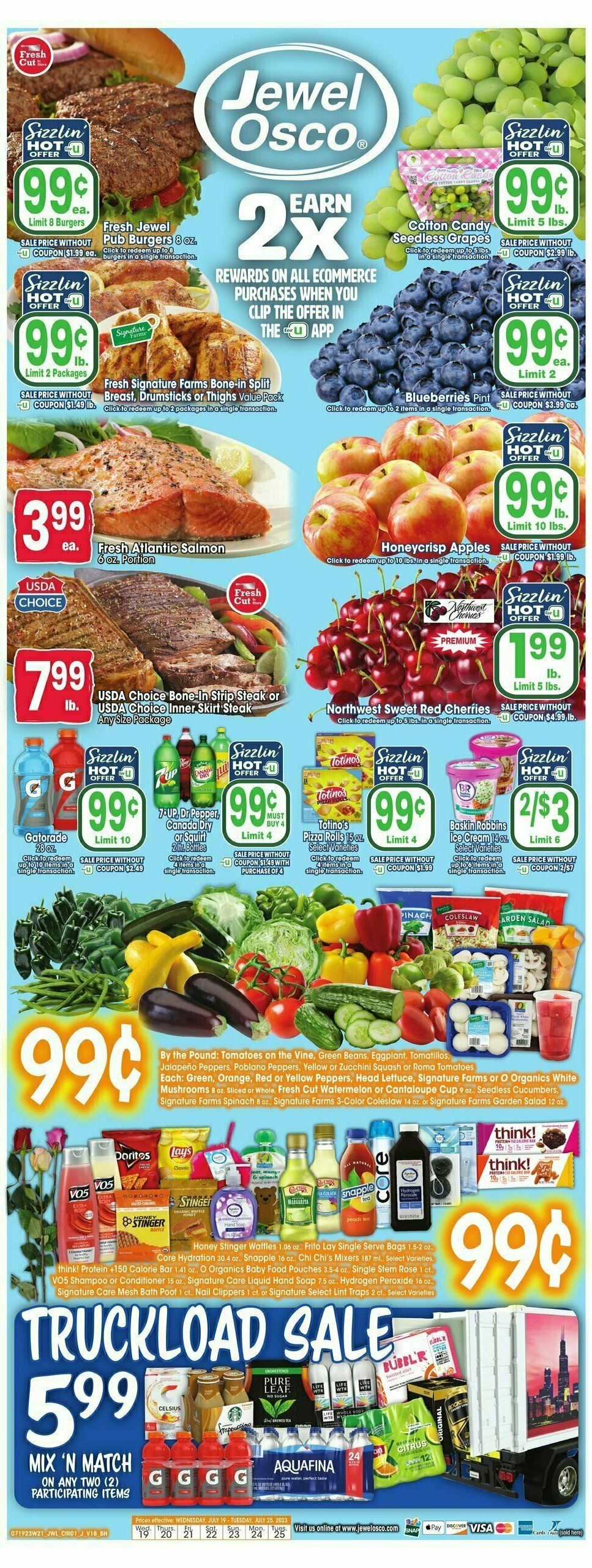 Jewel Osco Weekly Ad from July 19