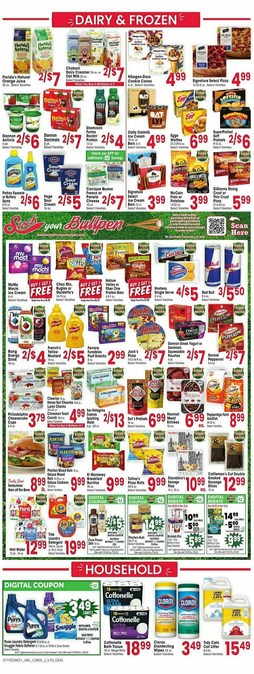 Jewel Osco Weekly Ad from July 19