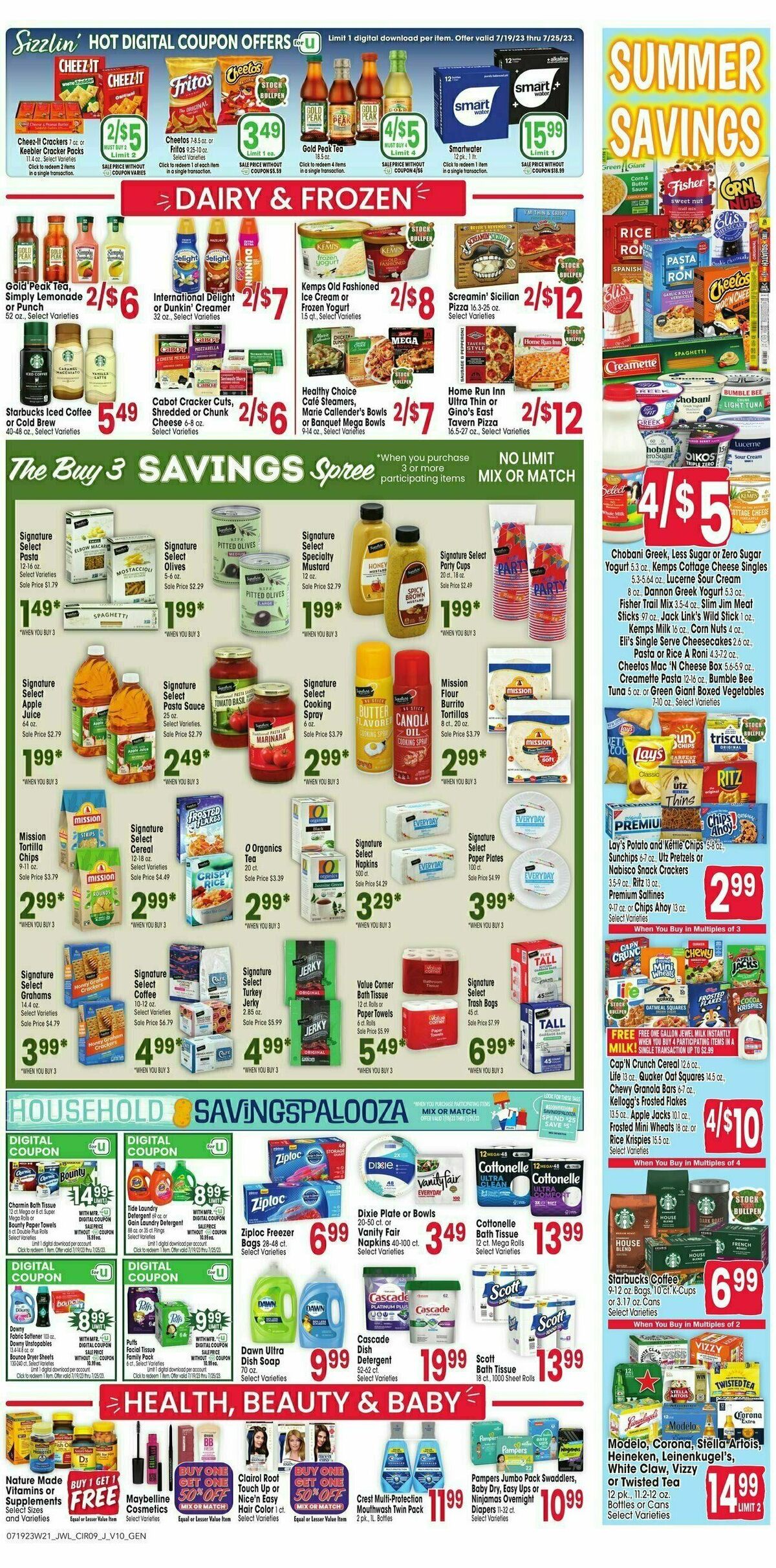 Jewel Osco Weekly Ad from July 19
