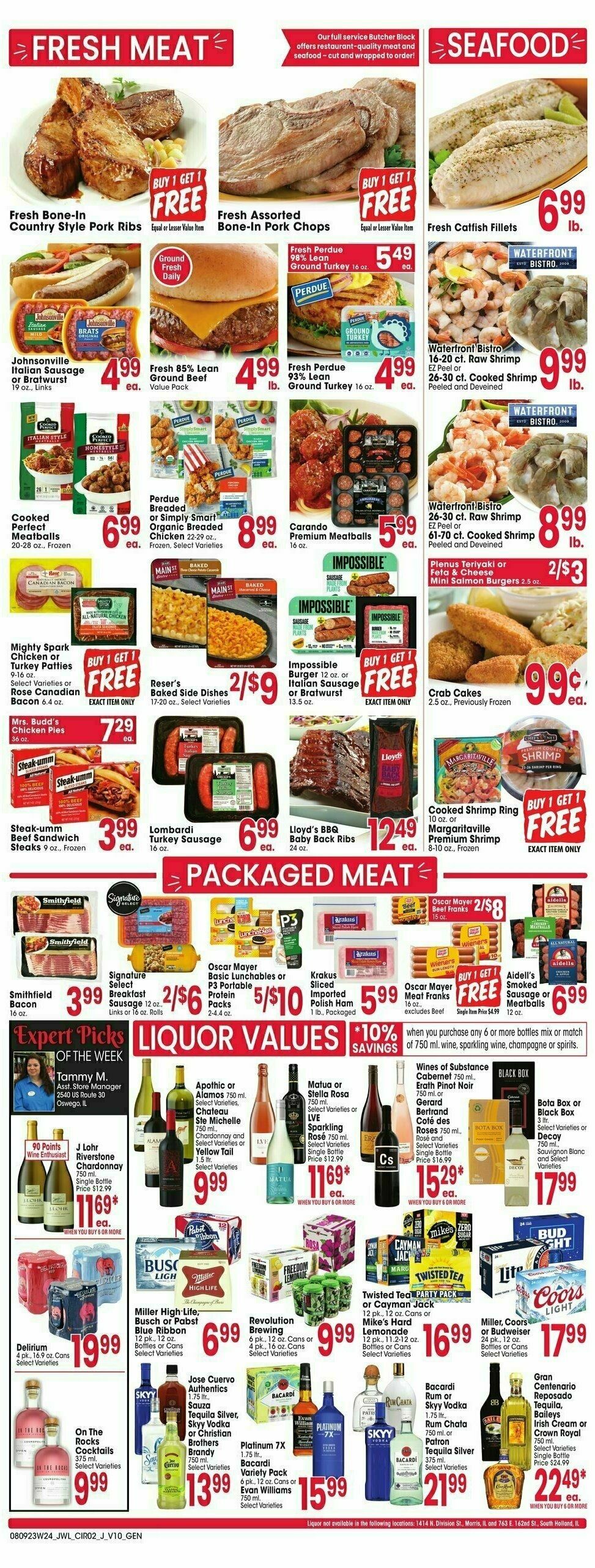 Jewel Osco Weekly Ad from August 9