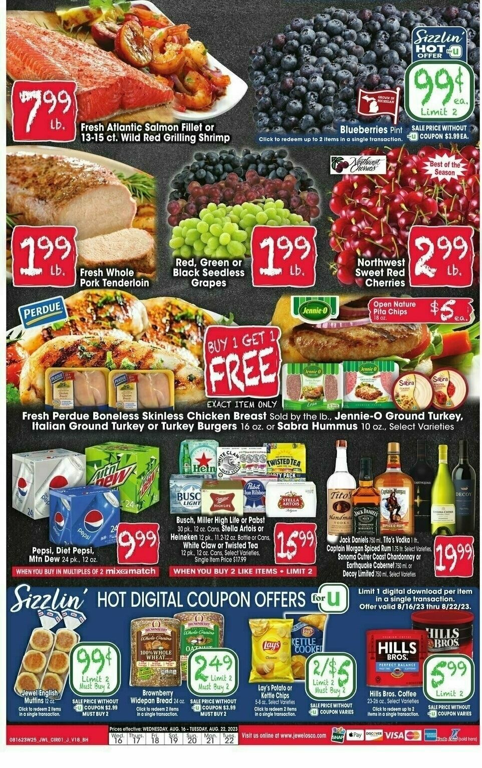 Jewel Osco Weekly Ad from August 16