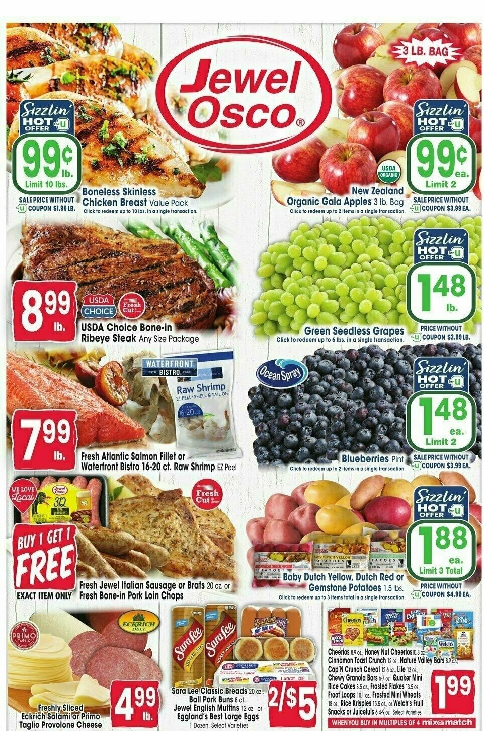 Jewel Osco Weekly Ad from August 23