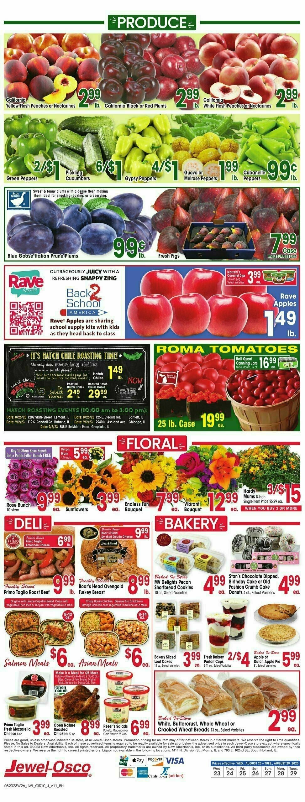 Jewel Osco Weekly Ad from August 23