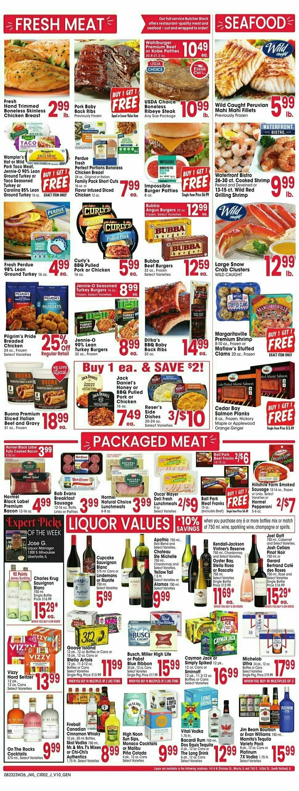 Jewel Osco Weekly Ad from August 23