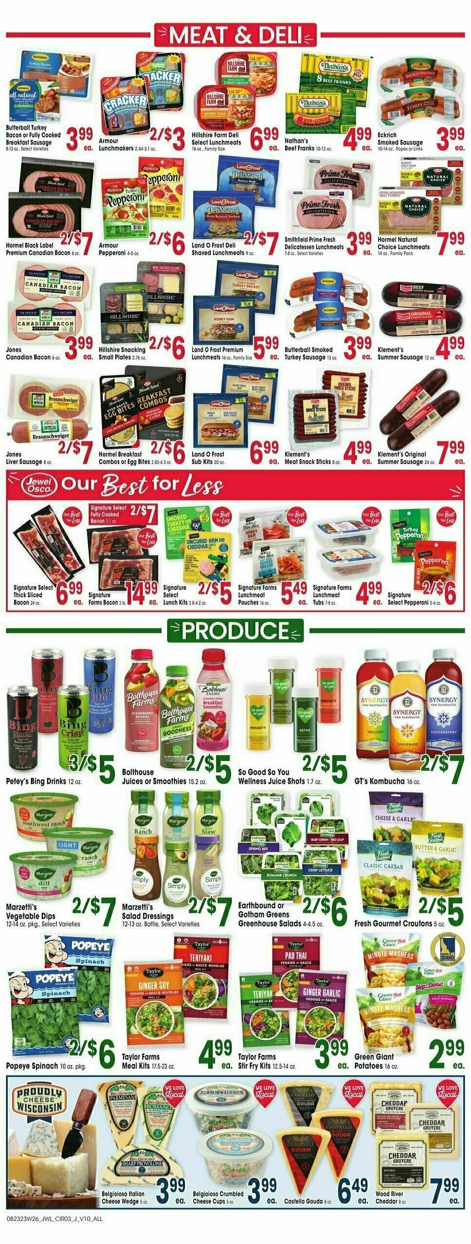 Jewel Osco Weekly Ad from August 23