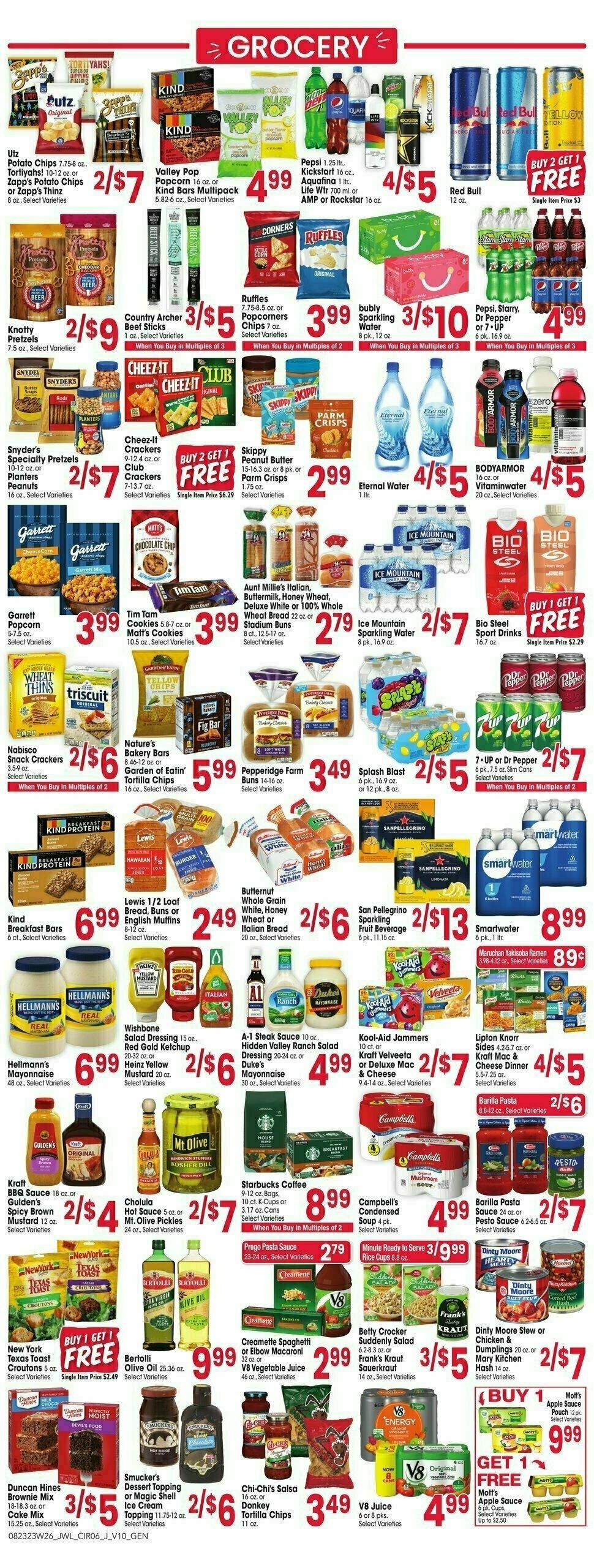 Jewel Osco Weekly Ad from August 23
