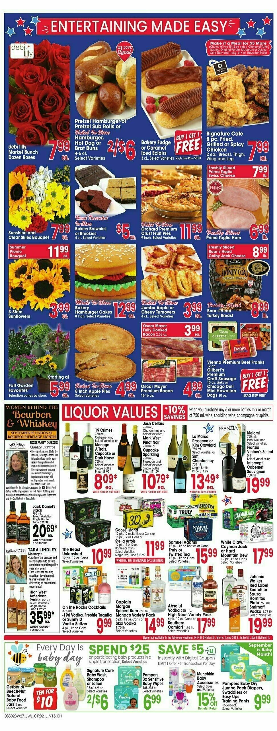 Jewel Osco Weekly Ad from August 30