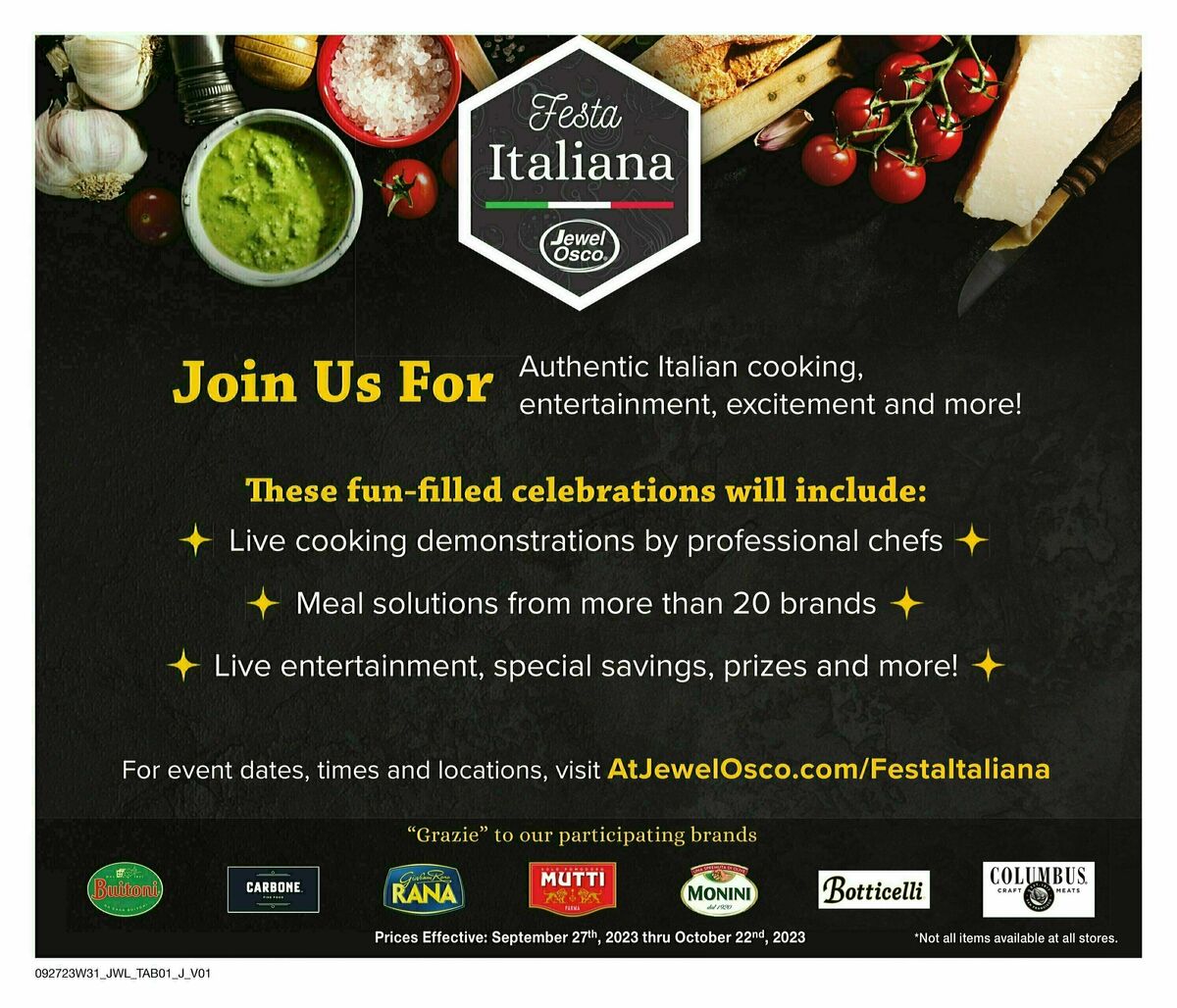 Jewel Osco Specialty Publication Weekly Ad from September 27