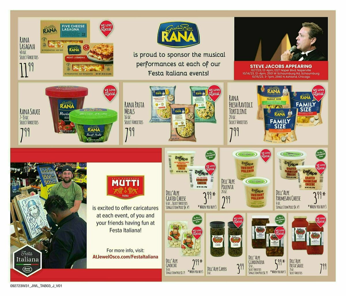 Jewel Osco Specialty Publication Weekly Ad from September 27