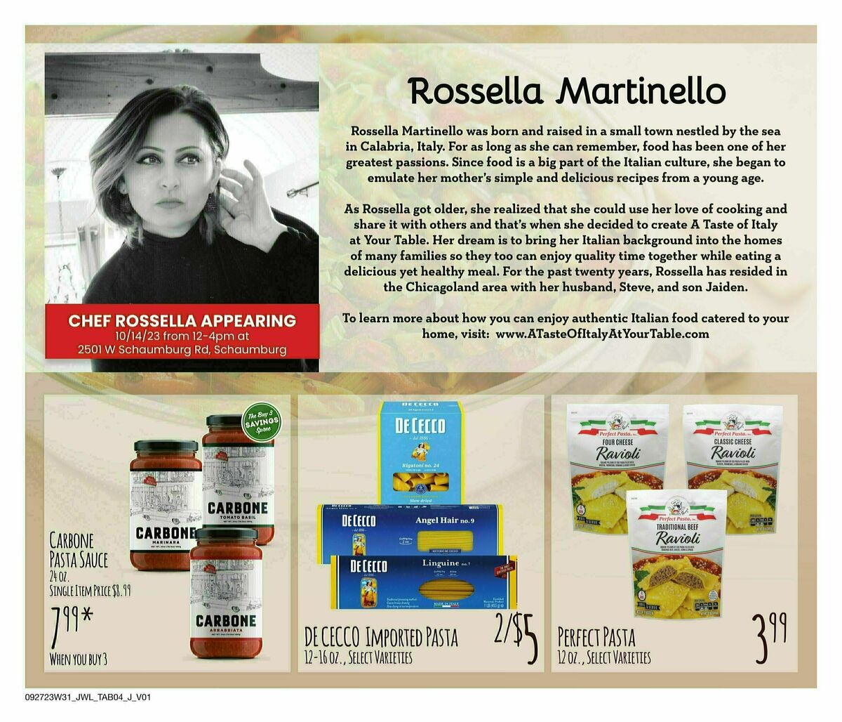 Jewel Osco Specialty Publication Weekly Ad from September 27