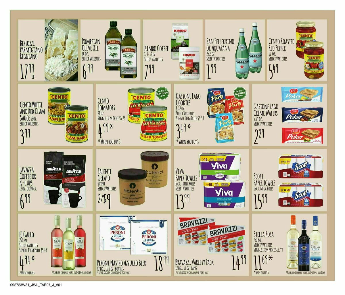 Jewel Osco Specialty Publication Weekly Ad from September 27