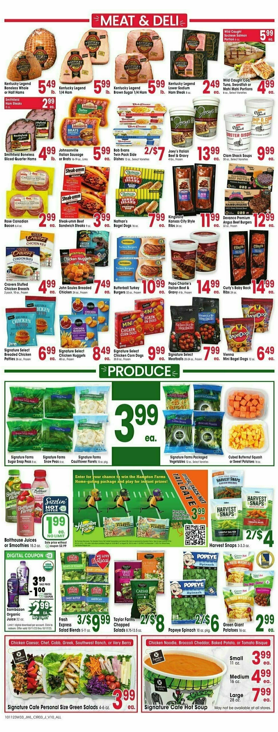 Jewel Osco Weekly Ad from October 11