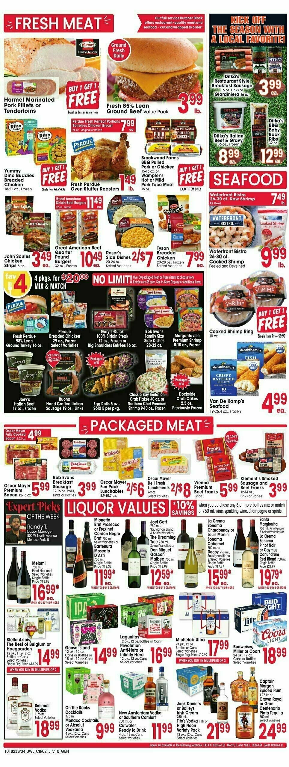 Jewel Osco Weekly Ad from October 18