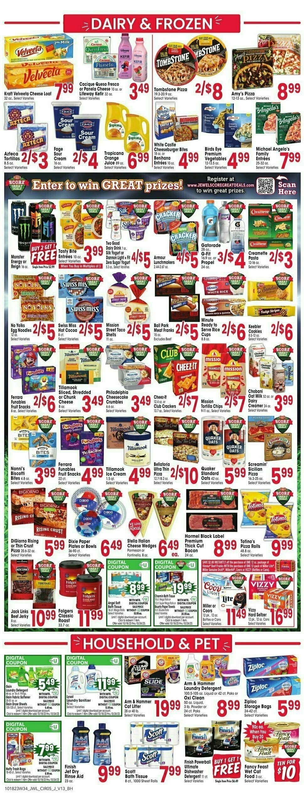 Jewel Osco Weekly Ad from October 18
