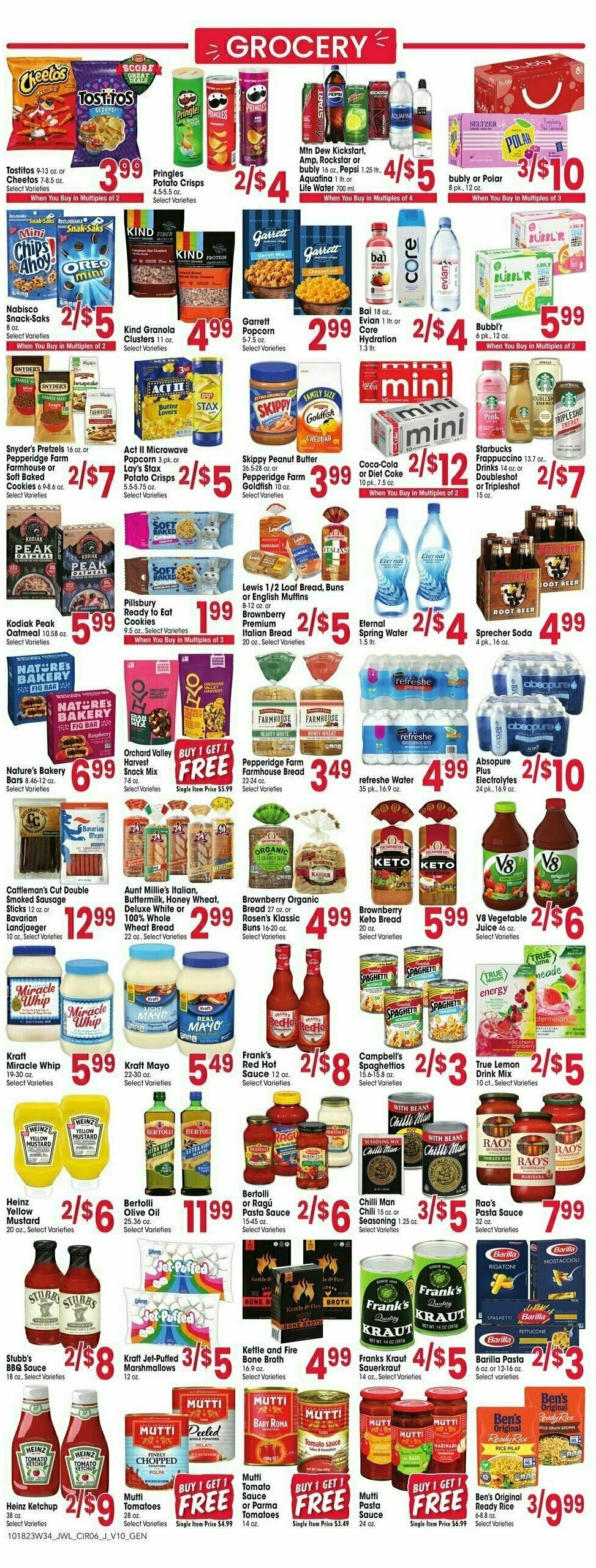 Jewel Osco Weekly Ad from October 18