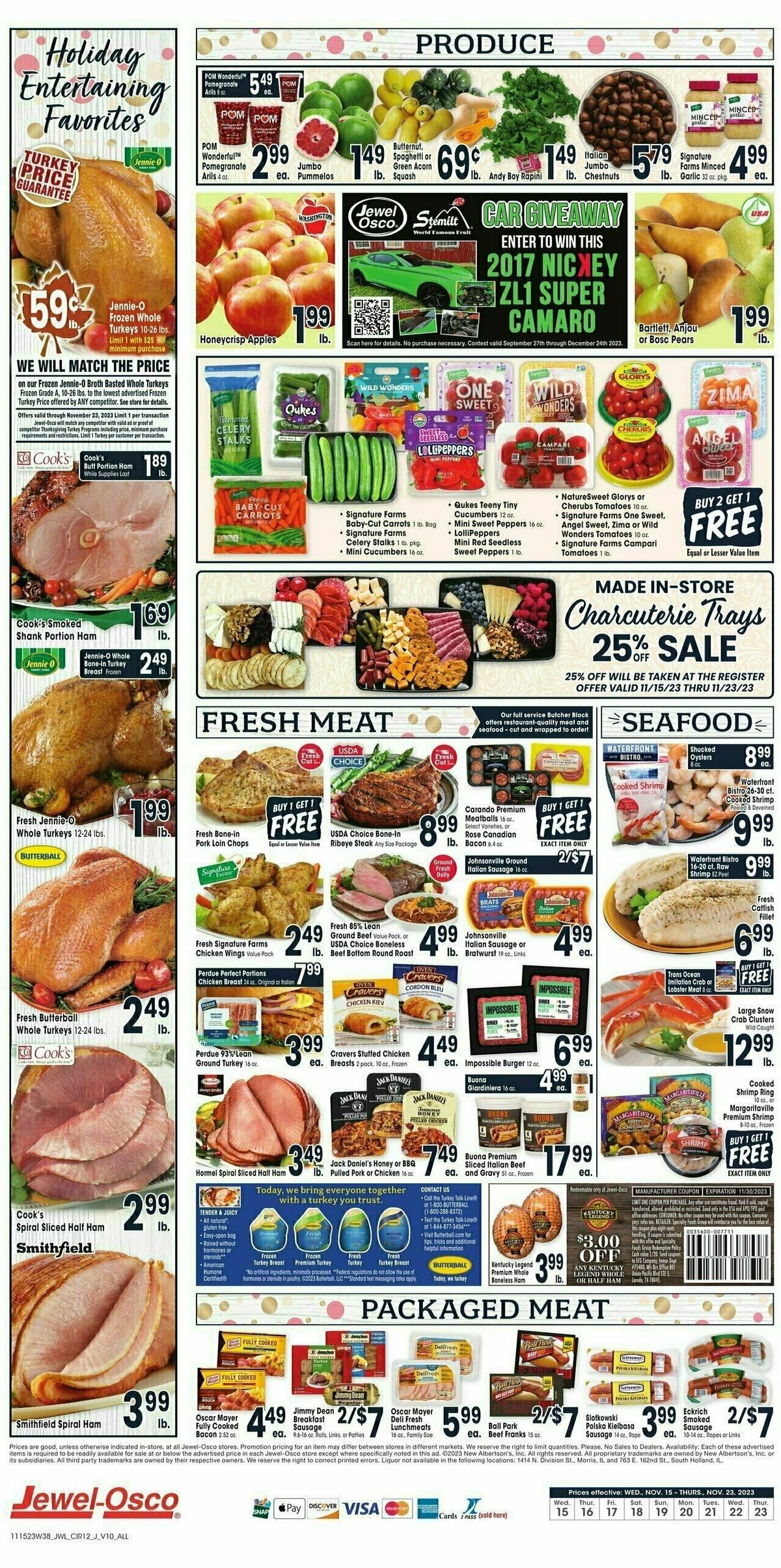 Jewel Osco Weekly Ad from November 15