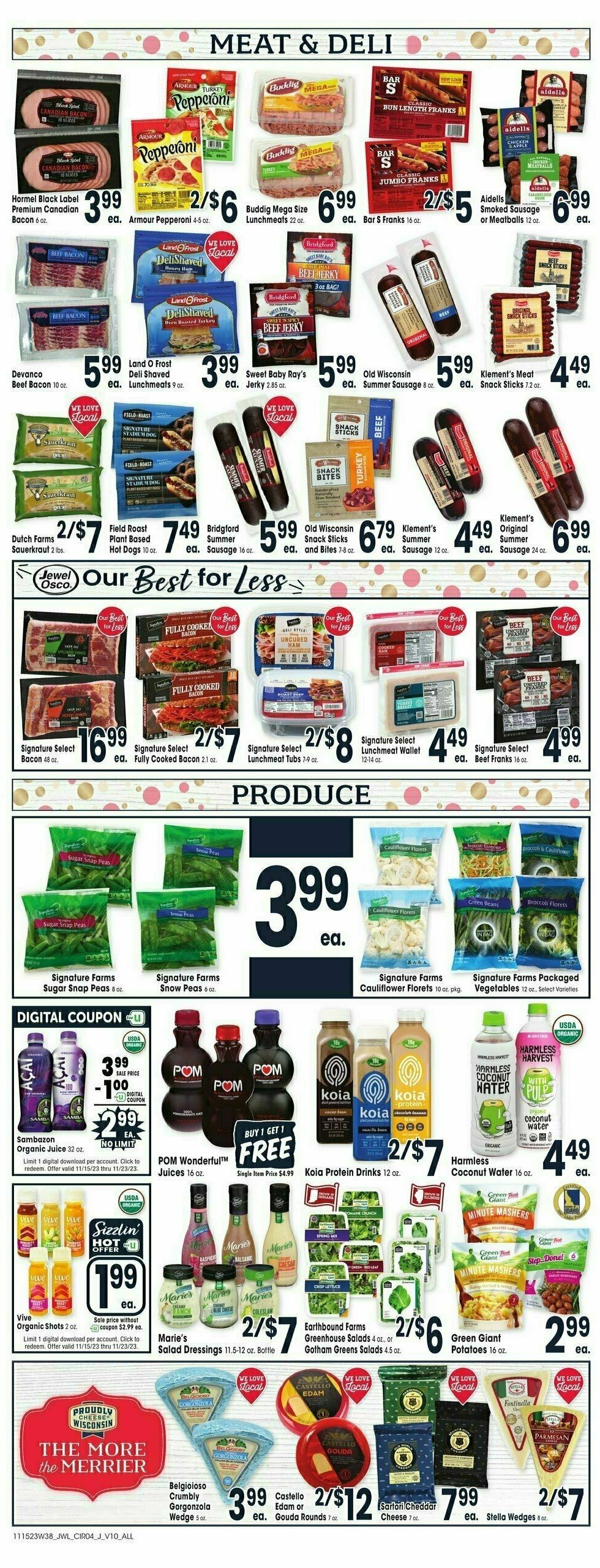 Jewel Osco Weekly Ad from November 15