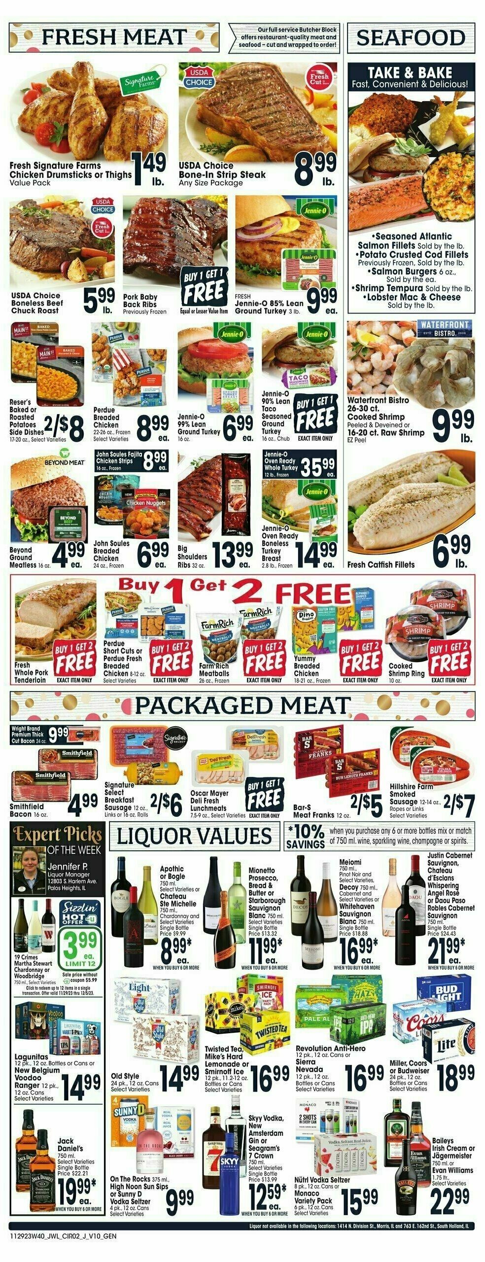 Jewel Osco Weekly Ad from November 29