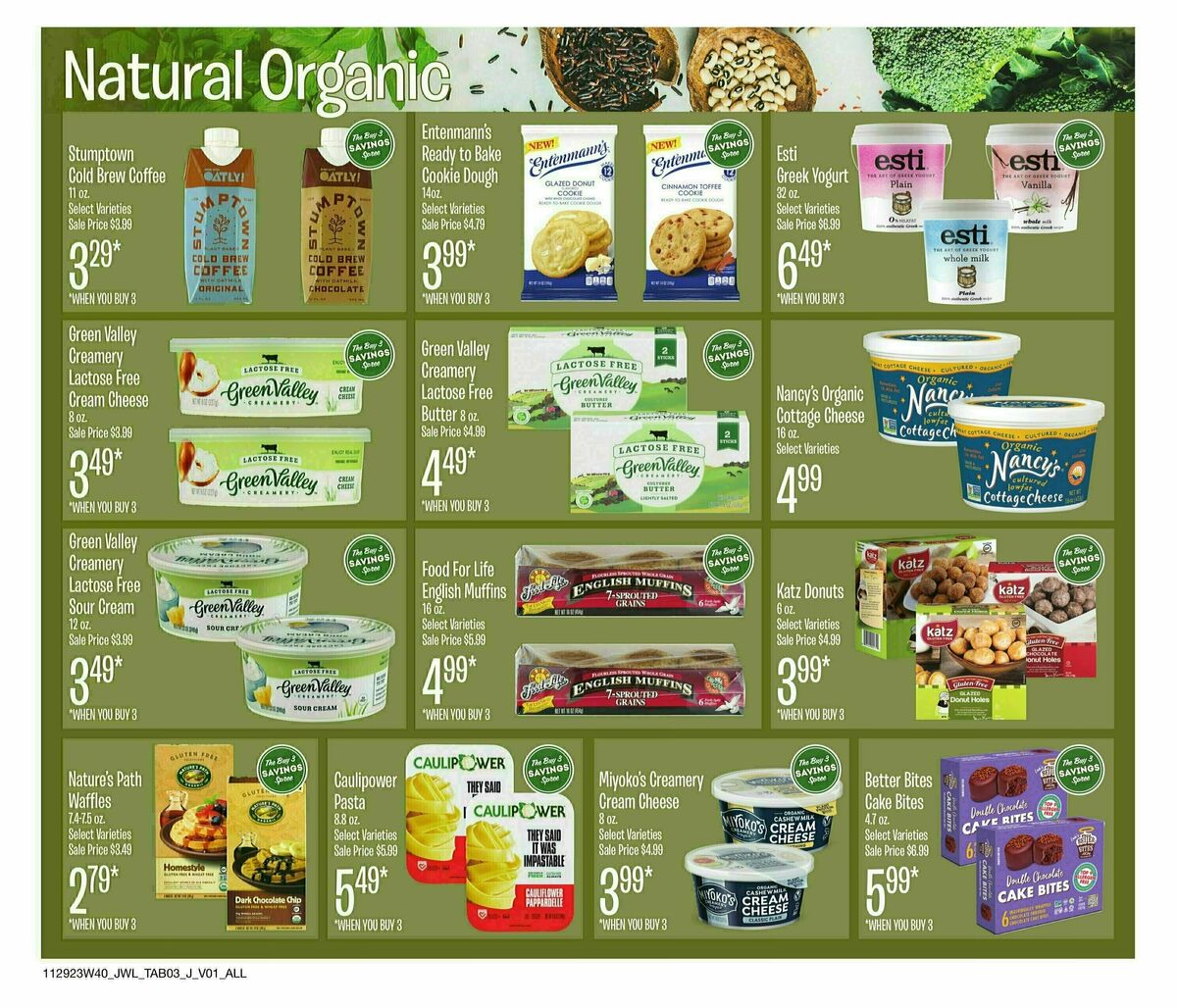Jewel Osco Organics Guide Weekly Ad from November 29