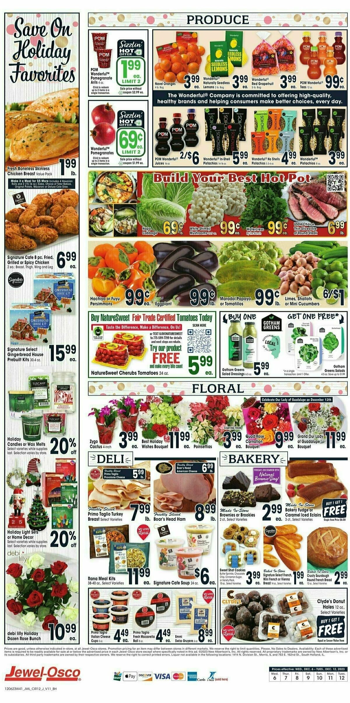 Jewel Osco Weekly Ad from December 6